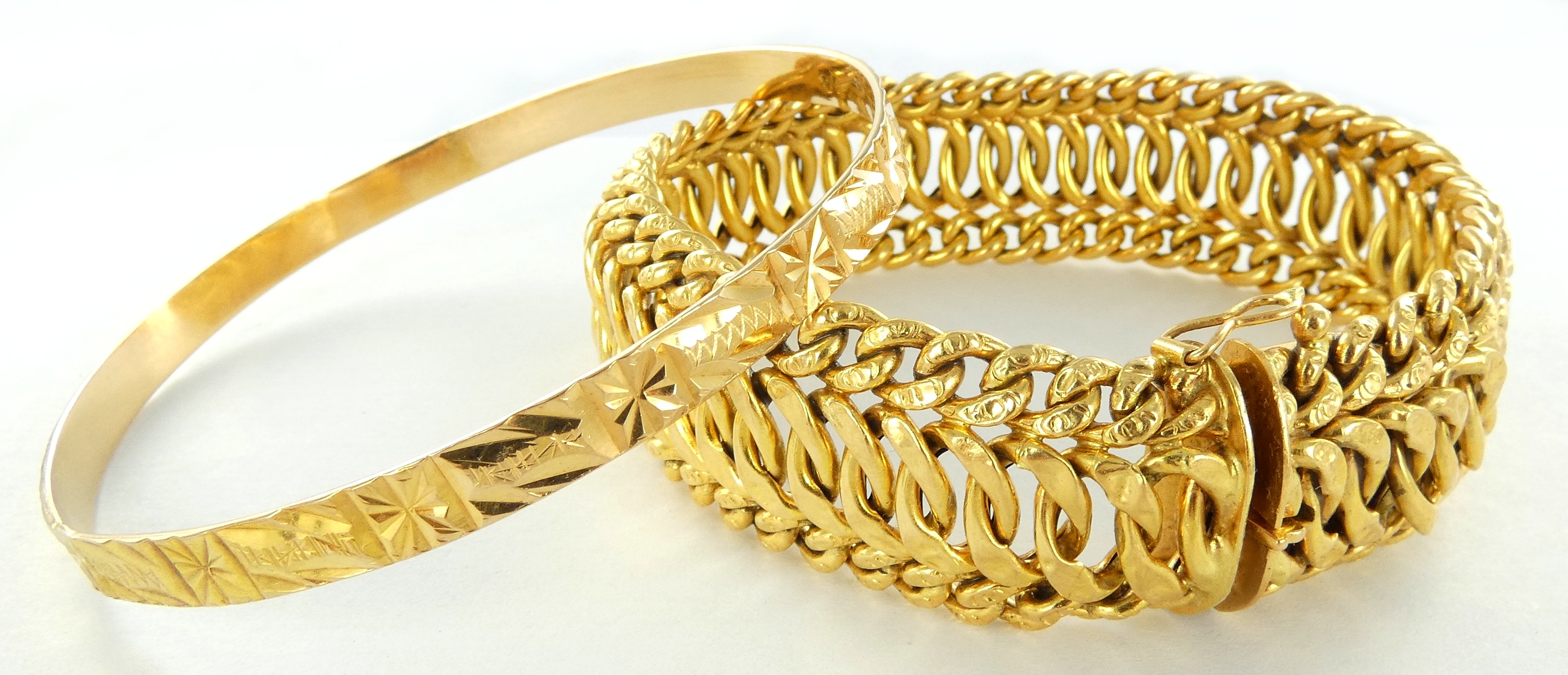 Lot 29 — 1 Bracelet Or 750 mil. Poinçonné, 28.2g, 1 Bracelet Or 750 m