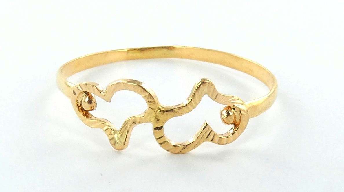 Lot 12 — 1 Bague Or 750 mil. T 60, 0.9g