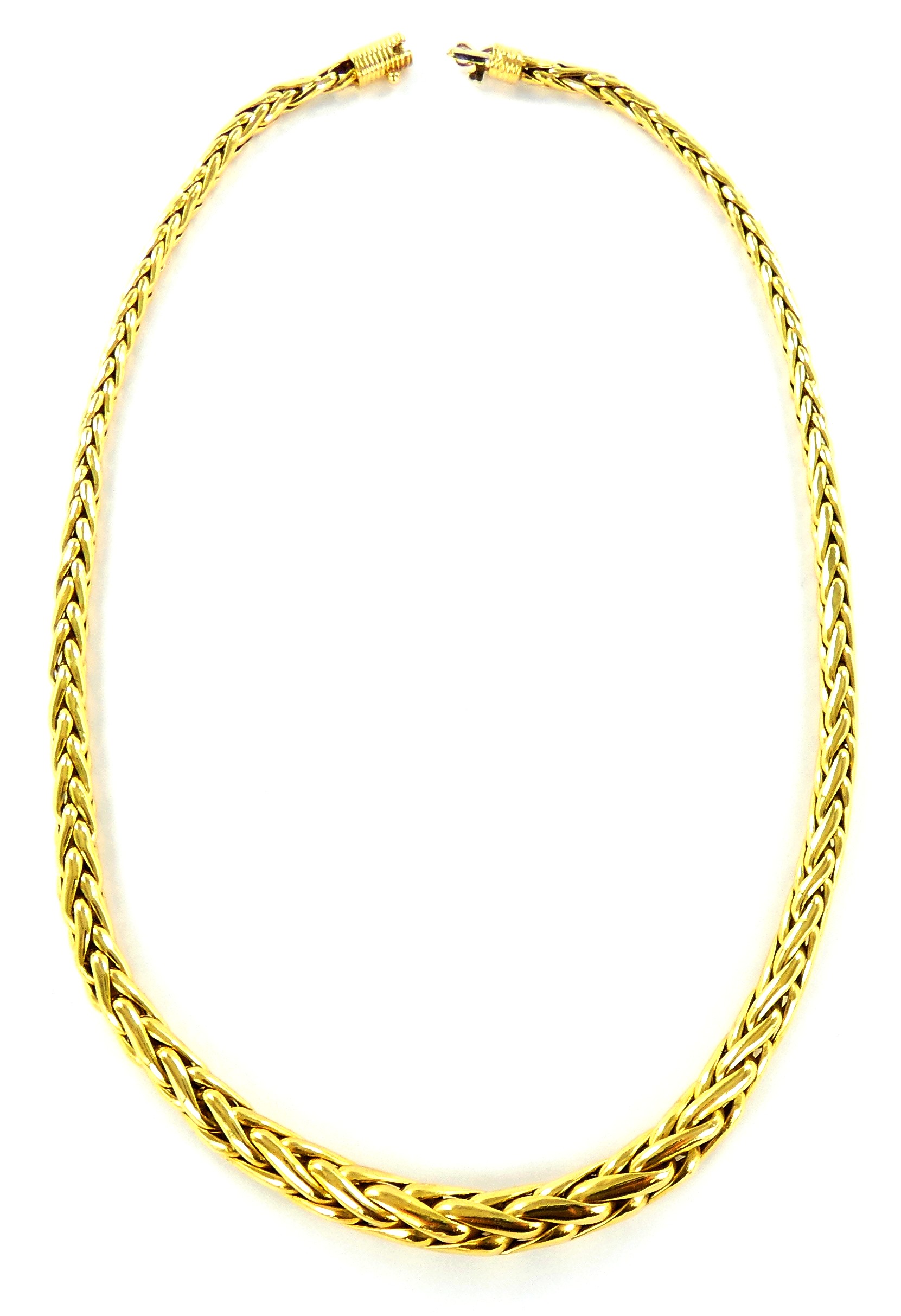 Lot 31 — 1 Collier Or 750 mil. Poinçonné, dégradé, 35.9g