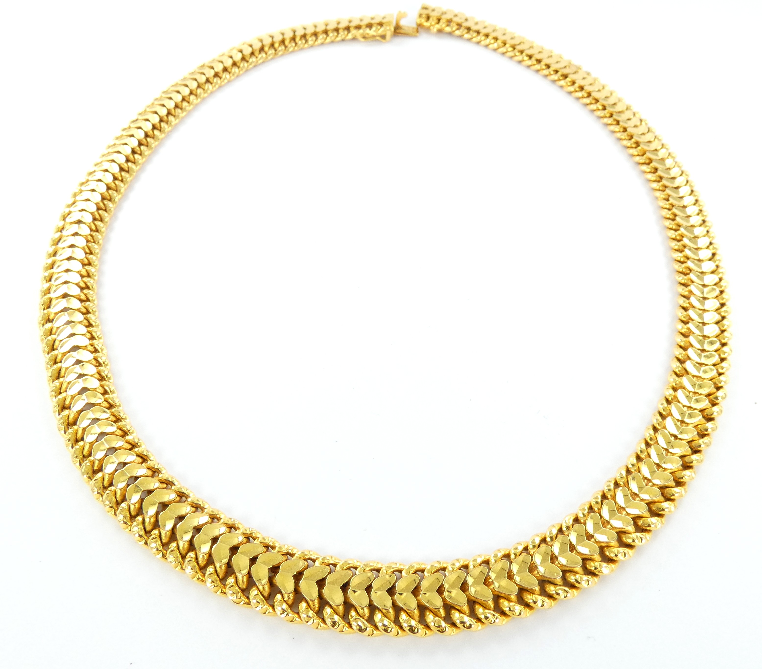 Lot 18 — 1 Collier Or 750 mil. Poinçonné, 40g